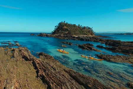 Half Day Sea Kayak Tour from Batemans Bay with Morning Tea