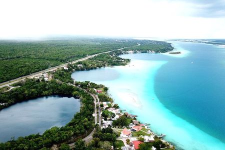 Full day tour to BACALAR, Beach Club, Kayak and an amazing Cenote