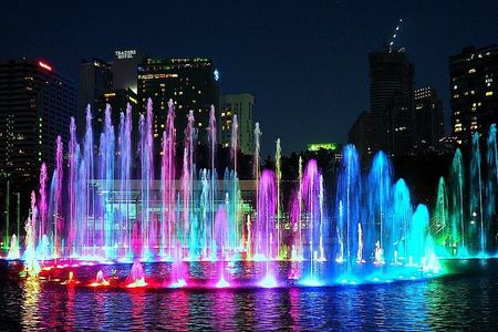 KL Evening Tour with Symphony Fountain Show & KL Tower Ticket SIC