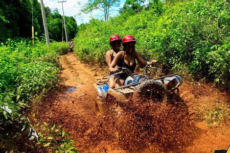 Adrenaline Experience (drive ATV’s, do Ziplines and swim in a Cenote) in one day