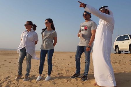 Doha Desert Safari with Camel Ride, Sand Boarding,Inland Sea Tour