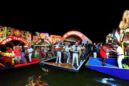 Mexican Party Xoximilco Tour! Round Transportation From Cancun & Riviera Maya 