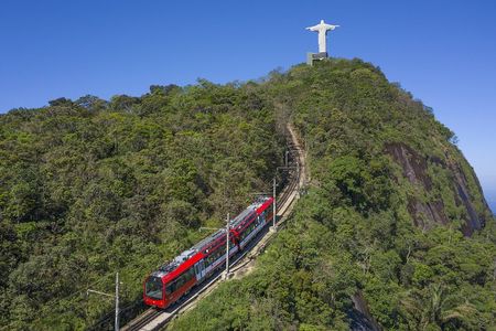 Half Day in Rio Christ by Train, Maracanã, Sambadrome, Cathedral & Selarón Steps