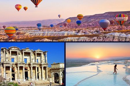 4 Days Turkey Tour Cappadocia, Ephesus, Pamukkale Tour