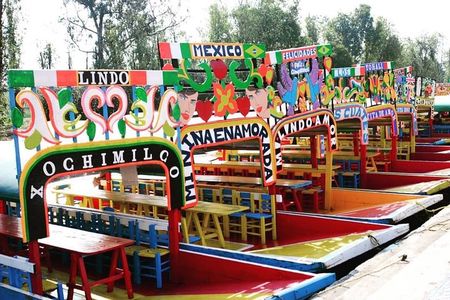 Boat ride and Mezcal Tasting at Xochimilco