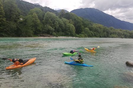 1 DAY KAYAK CLASS on Soča river