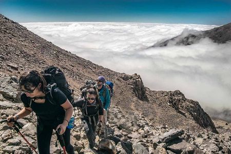 Two days trek in the Andes 