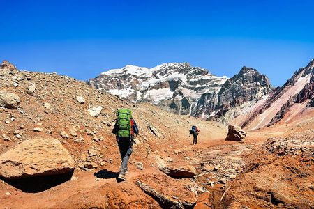 3 days trek to Plaza Francia in Aconcagua park