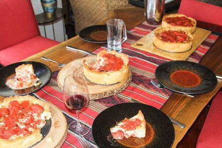 Traveling Spoon Chicago-Style Deep Dish Pizza Private Online Cooking Class 