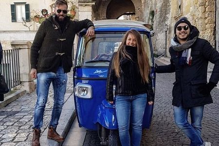 Private Panoramic Tour with Piaggio Ape Calessino in Matera