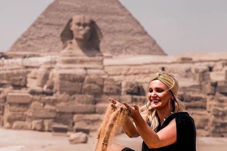 pyramids & cairo old market & the Museum of Egyptian Civilization with Lunch