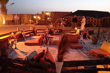 Desert Safari with BBQ Dinner and Landcruiser Pickup