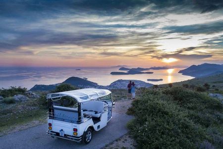 Dubrovnik E-Tuk Tuk Sunset Tour to Mount Srd 