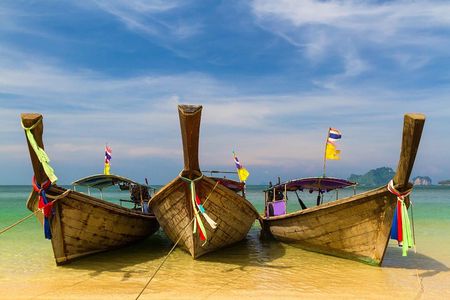 Longtail Boat Private Charter Tour to Krabi 4 Islands