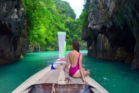 Longtail Boat Private Charter Tour to Hong Islands From Krabi