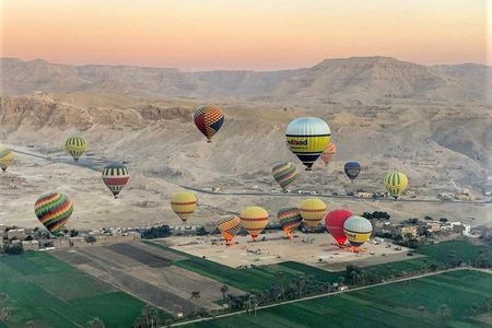 One Package Sunrise Hot Air Balloon Ride in Luxor and West Bank Private Tour