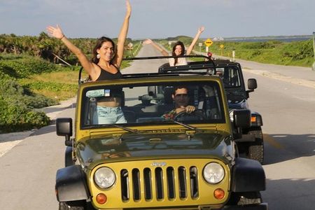 Private Jeep Experience Snorkel Tour, Cenote & Punta Sur Eco Park