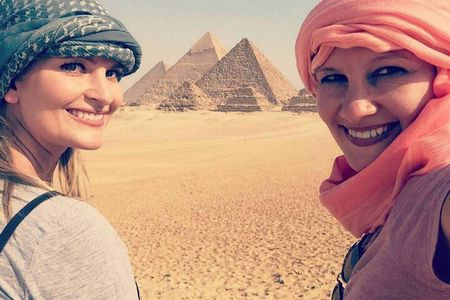 Giza Pyramids ,Sphinx , Sakkara & Memphis Full-Day Private Guided Tour