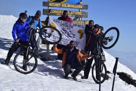 Top 6 Days Mt. Kilimanjaro Bike trek Tour by Marangu-Kilema Route