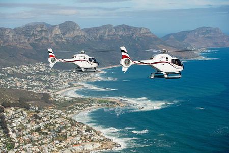 Cape Town: 25min Helicopter Flight with Complimentary Boat Cruise