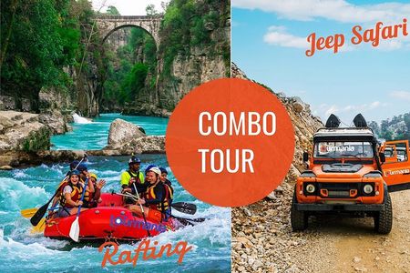 Antalya: Rafting & Jeep Safari Adventure at Köprülü Canyon