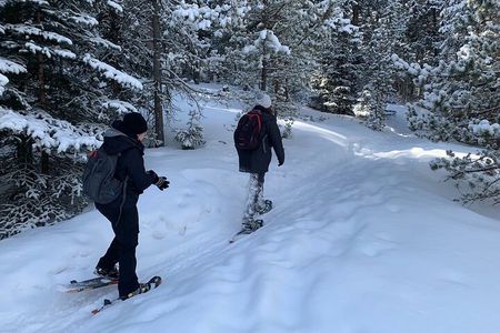 Snowshoeing Adventure in the Rocky Mountains Close to Denver