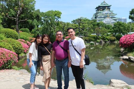 Osaka Castle and a visit to the longest shopping street in Japan