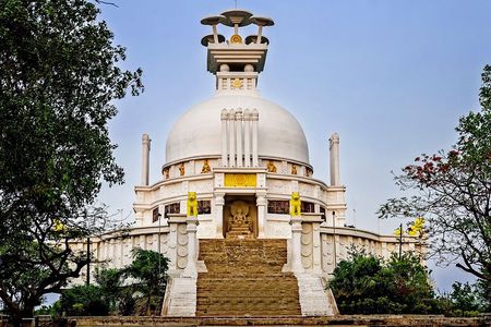 Discover Dhauli Shanti Stupa Bhubaneswar(Guided Halfday Sightseeing Tour by Car)