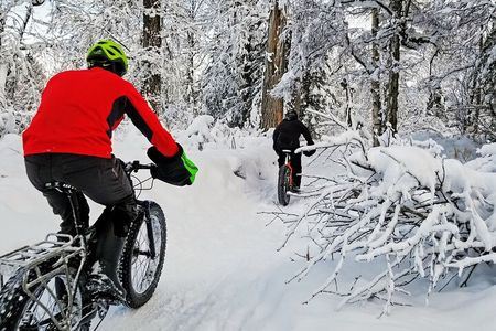 Winter Fat Biking Anchorage Tour