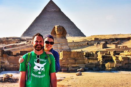 All inclusive Tour from airport Giza Pyramids and Saqqara camel 