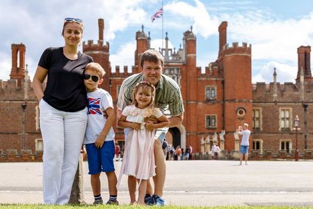 Hampton Court Palace & Windsor Castle Private Car Tour from London