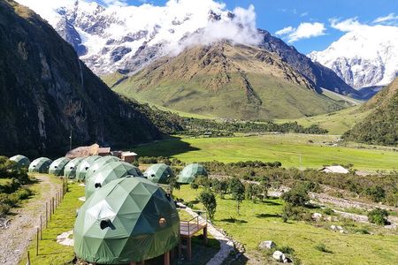 Salkantay Trek 3 Days to Machu Picchu by Glamping Sky Lodge Dome
