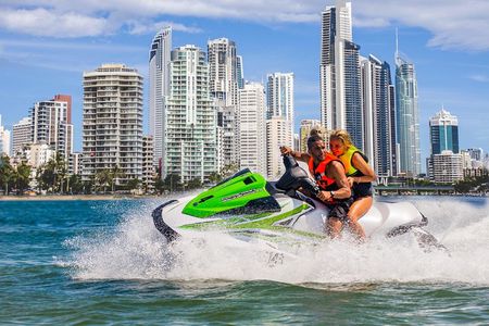 1 Hour Jet Ski Island Safari to South Stradbroke Island