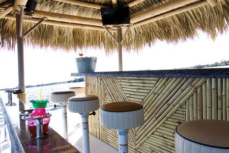 Key West: Private Sunset Cruise on an Authentic Tiki Bar Boat 