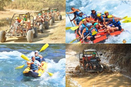 From Side: Rafting & Buggy Safari & Zıplayn with Lunch & Transfer