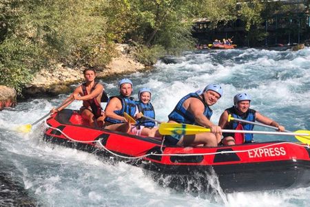 From Side: Rafting & Buggy Safari & Zıplayn with Lunch & Transfer