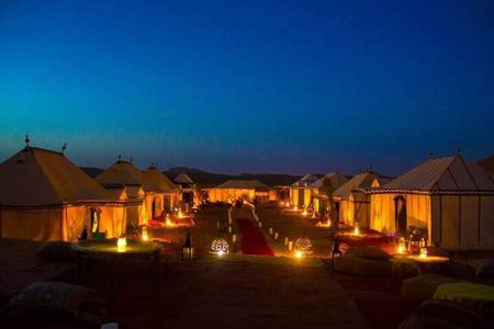Desert Camp Stay 1 Night Package (Jeep+Camel+Hi-tea+Cultural Event+Dinner+B'Fast