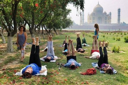 Heritage Walk Tour with Spiritual Yoga in AGRA 
