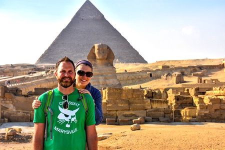 Private Guided Day Tour of Giza and Saqqara with Egyptian Lunch and Camel Ride