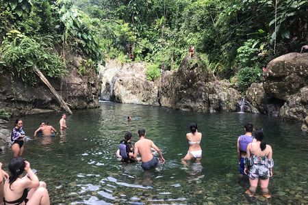 El Yunque Hike Adventure to Las Tinajas Waterfall from Fajardo