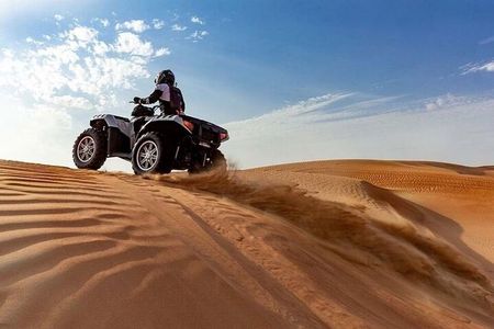 Morning Desert Bliss: Safari & Quad Bike Fun for Two