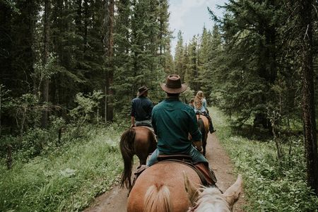 Ridge Ride 2-Hour Horseback Trail Ride in Kananaskis