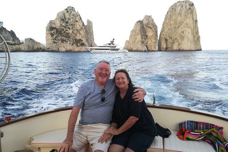 Shared trip with fishing and visit the beauty of Capri island