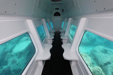 Semi Submarine Tour in Saint Anne Marine National Park
