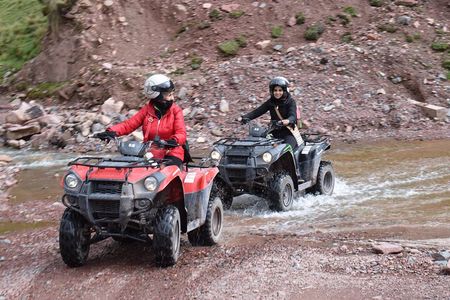 Rainbow Mountain In Quad Bike