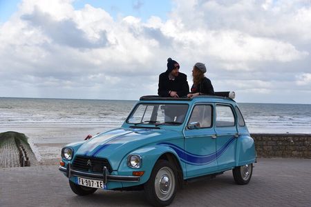 Guided Tour in an Old Convertible Car on the Côte de Nacre