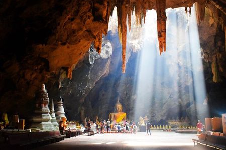 Petchaburi Highlights Khao Luang Cave, Palaces & Temples Group Tour from Hua Hin