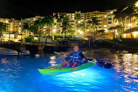 Glow Boats LED Night Kayak, Marriott Frenchman's Cove Dock, USVI