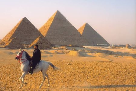 2 Hour Camel or Horse Riding around the Pyramids