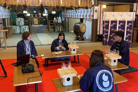 Private Sacred Sake Tasting inside a Shrine